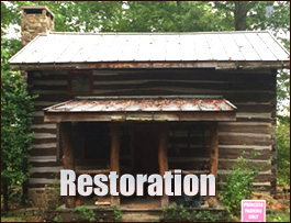 Historic Log Cabin Restoration  Homer, Ohio